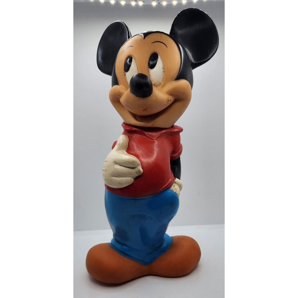 11 Inch Tall Mickey Mouse Bank with Plug